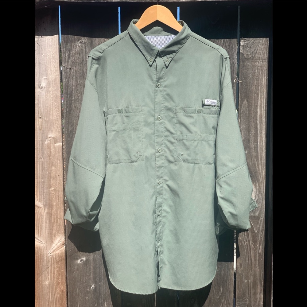 Columbia PFG Rear Vented Adjustable Sleeve SZ:XL